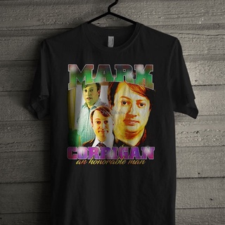 เสื้อยืด พิมพ์ลาย Mark Corrigan 90S Rap สําหรับผู้ชาย