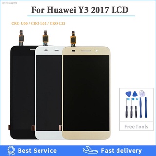 ♂✹หน้าจอ lcd huawei Y3 2017 LCD  CRO-U00 CRO-L02 CRO-L22 free เครื่องมือ. 1ชุดขายไป191