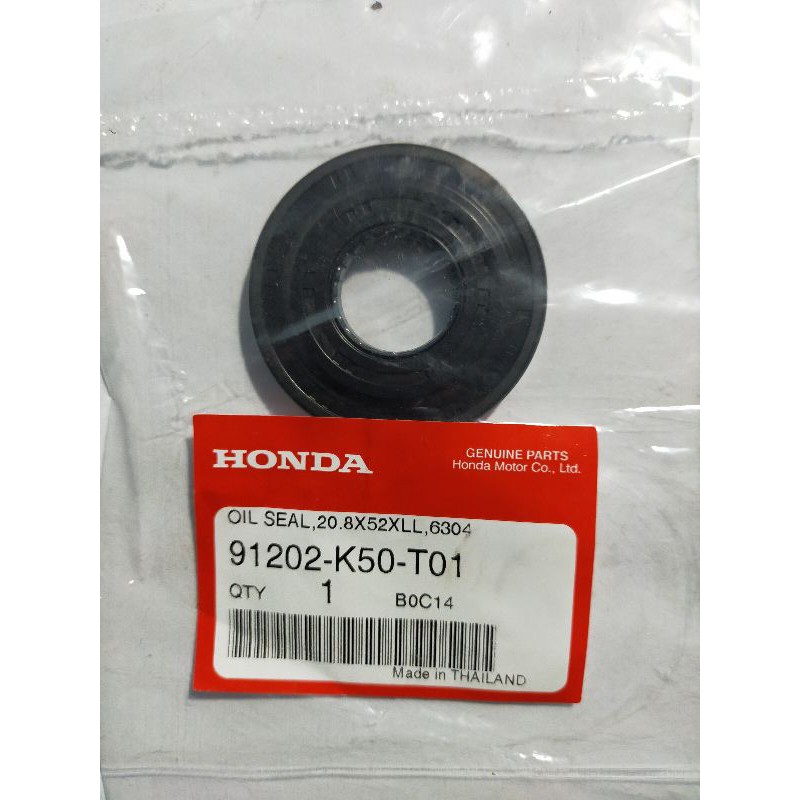 ซีลข้อเหวี่ยงซ้าย scoopy-i/zoomer-x รุ่นไม่มีมอเตอร์สตาร์ท แท้ศูนย์91202-K50-T01