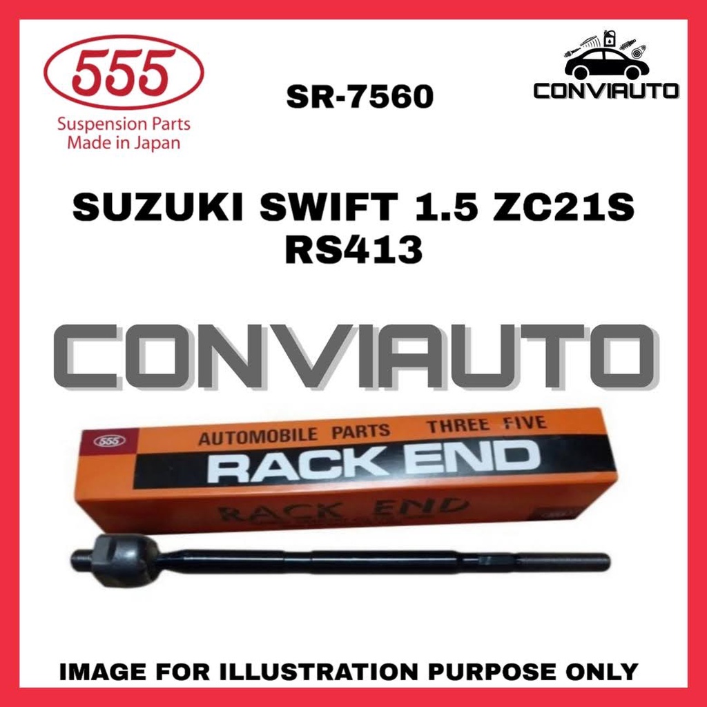 SUZUKI SWIFT 1.5 ZC21S RS413 ~ RACK END BRAND 555 (SR-7560)