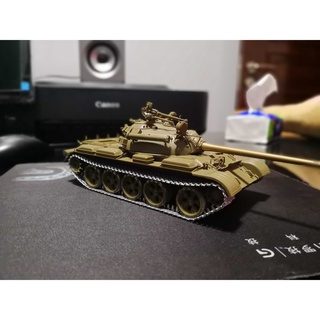 รางเชื่อมต่อโลหะ สเกล 1/35 สําหรับโมเดลรถถัง T-55 Type 59 Type 69 พร้อมหมุดโลหะ sx35008