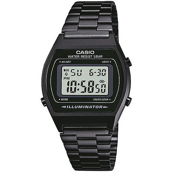 MK Casioของแท้ Standard นาฬิกาข้อมือผู้หญิง ผู้ชาย สายเหล็ก รุ่น B640WB-1A - สีดำ