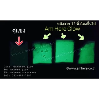 Super Glow Paint for Aim Night Sight (Glow in the Dark Paint) เพิ่มปริมาณ 10% FREE! สีเรืองแสงสีเขียว สูตรพิเศษ