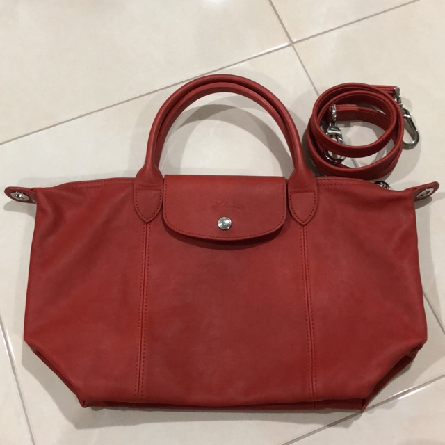 Longchamp cuir “S” หนังแกะ แท้ 100%