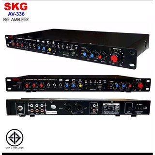 SKG เครื่องปรีแอมป์ PER AMPLIFIER รุ่น AV-336 (สีดำ)