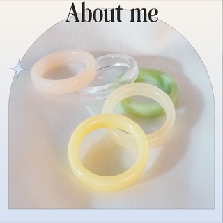 แหวน little sister 👧🏻 |  แหวนแฟชั่น มินิมอล แหวนอะคริสิก แหวนสไตล์เกาหลี แหวนราคาถูก