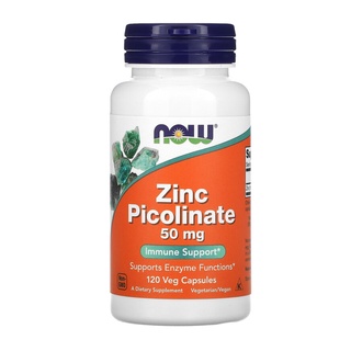 Now Foods Zinc Picolinate 50 mg 120 Veg Capsules