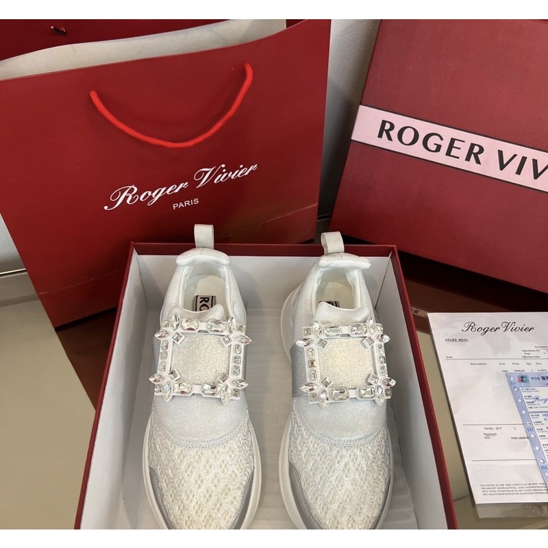 code s506 รอง SNEAKER ROGER VIVIER รุ่น RUN STRASS BUCKLE ...