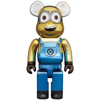 Bearbrick Minion Dave Chrome 1000% New ใหม่ไม่แกะ พร้อมส่ง! แท้ 💯