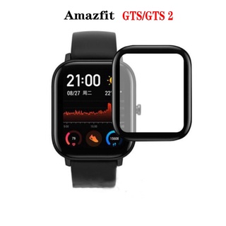 3d ขอบโค้ง ครอบคลุมเต็มรูปแบบ นิ่ม ใส ฟิล์มป้องกัน สําหรับ Amazfit GTS / GTS 2 (ไม่ใช่กระจก)