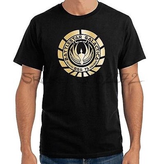 T-shirt  Battlestar Galactica กาแลคติก้า | Bsg 75 | Scifi | เสื้อยืดผ้าฝ้าย แบรนด์เนม แฟชั่นผู้ชาย ไซซ์ 4XL 5XLS-5XL