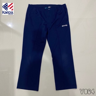 👖Kaepa กางเกงวอร์มขายาวสีกรม เอว 37-42” ซิปหน้า เอวมีเชือก งานมือสองสภาพมือหนึ่ง ตัวนี้สวยมาก👖