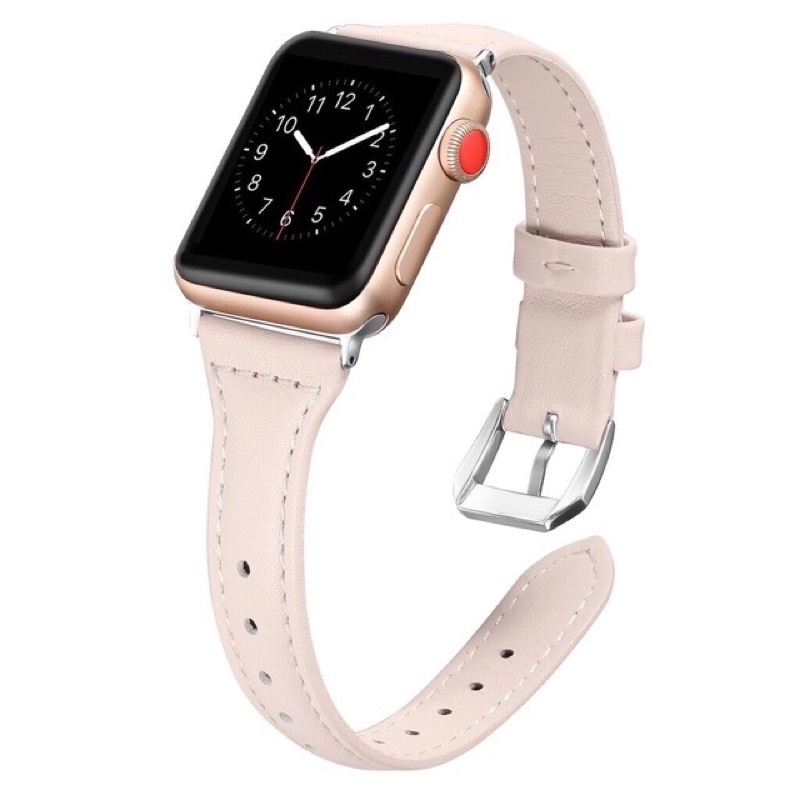 สายหนัง Apple Watch ขนาด 42-44 mm.(สีครีม)