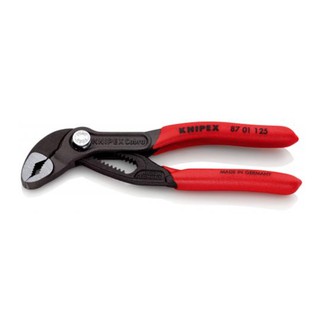 คีมคอม้า ประแจขันท่อ  KNIPEX NO.87 01 125 Cobra Hightech Water Pump Pliers (125mm.) Factory Gear By Gear Garage