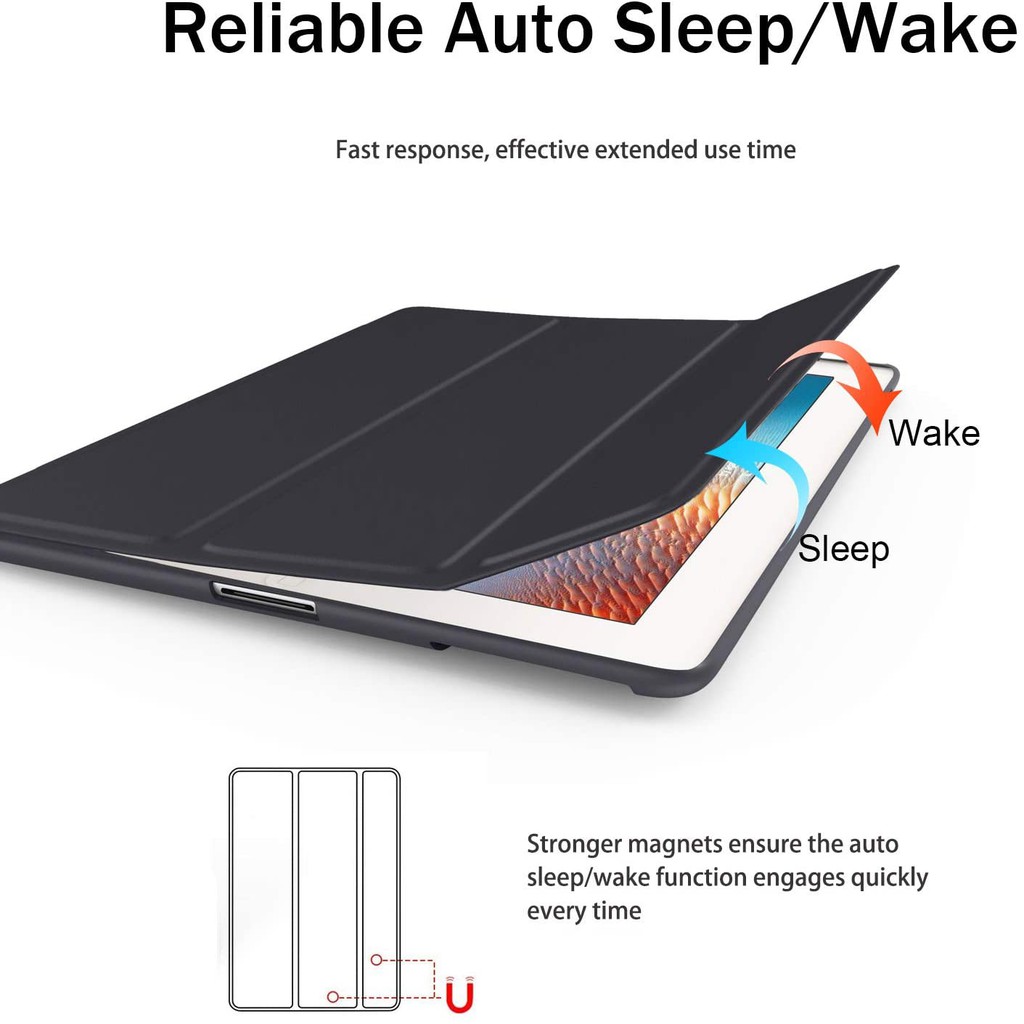 เคสฝาพับ สำหรับ ไอแพด รุ่น 2 /3 /4 Smart Case Foldable Cover Stand For iPad 2 / 3 / 4 (9.7)