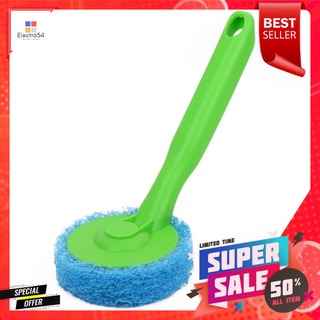 แปรงใยขัดล้างภาชนะจานชาม MR.SMART สีเขียวSCRUB CLEANING BRUSH DISHWARE MR.SMART GREEN