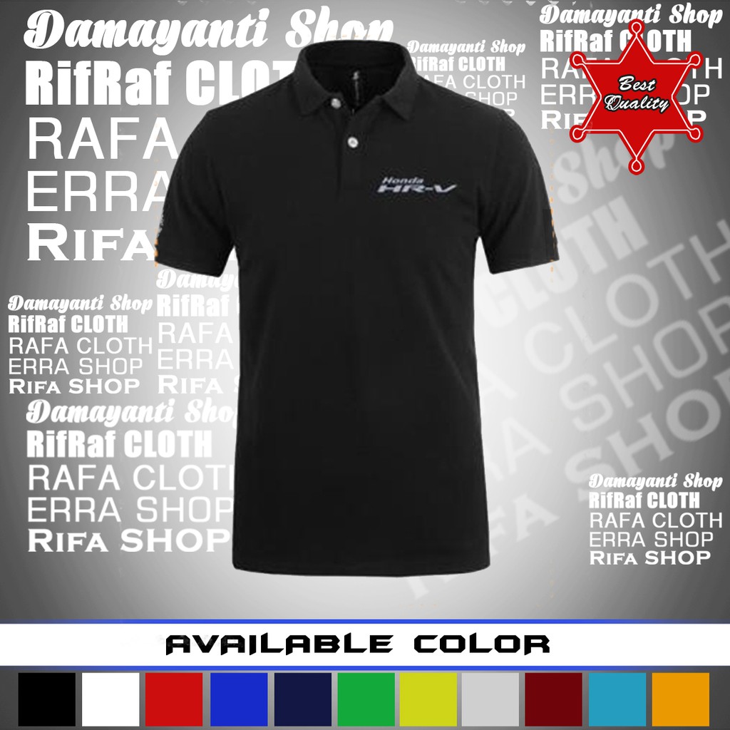 เสื้อโปโล Honda hrv. เสื้อคอปก พร้อมบิ๊กไซส์
