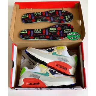 รองเท้าNike รุ่นNike AirMax90 รับประกันสินค้าตรงปกแถม[กล่อง+ใบเสร็จ]