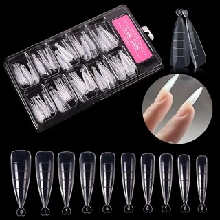 Nail Art Nail Mold Crystal Extension Paperless Retaining Rapid Phototherapy Extension Nail Tablets 60/100 เม็ด Pack