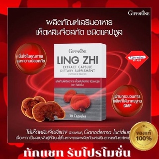 🔥ส่งฟรี🔥เห็ดหลินจือ แดง กิฟฟารีน เห็ดหลินจือแดง กิฟฟารีน Lingzh ectract capsule