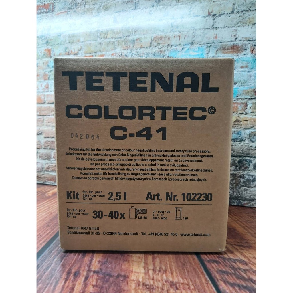 102230 น้ำยาล้างฟิล์มสี Negative C-41 ขนาด 2.5 ลิตร (1ชุด 6 ขวด)