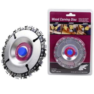 ใบเลื่อย 4 นิ้ว ฟันโซ่ Wood Carving Disc