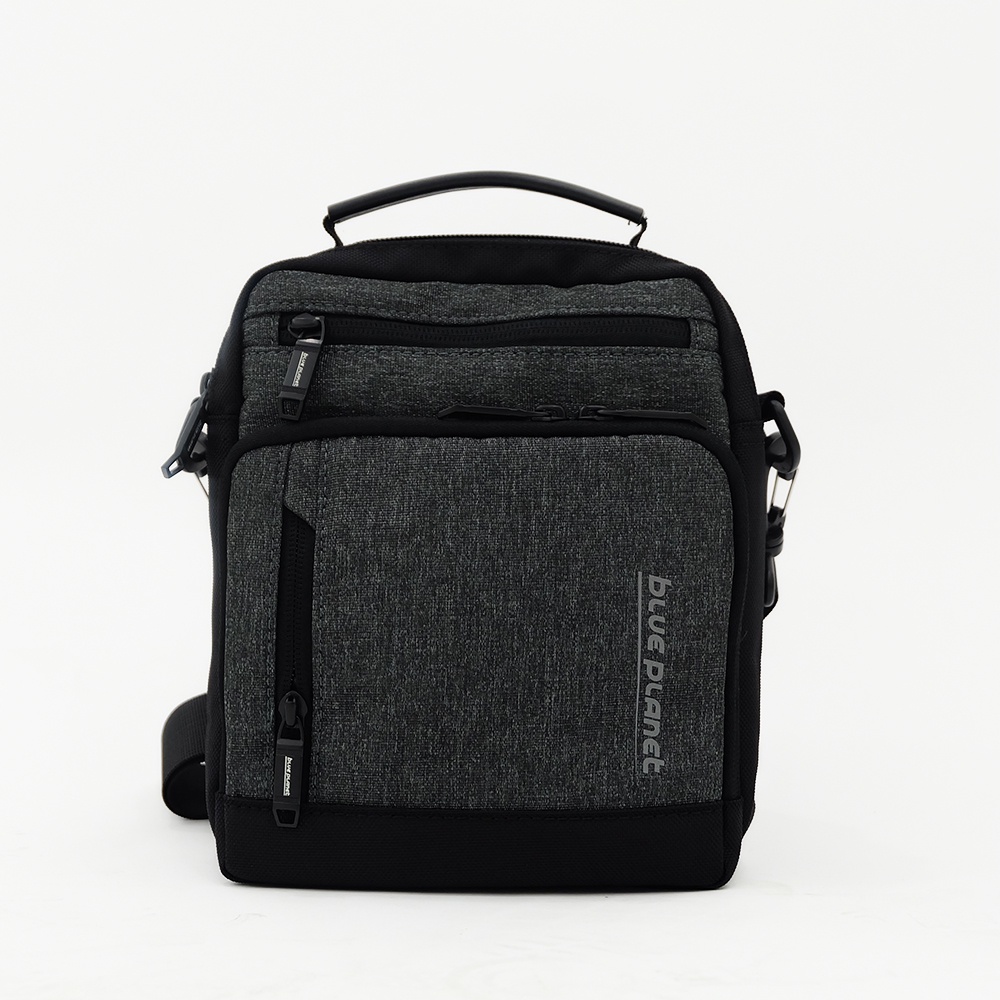 BLUE PLANET กระเป๋าสะพายข้าง รุ่น B3907 สีเทา