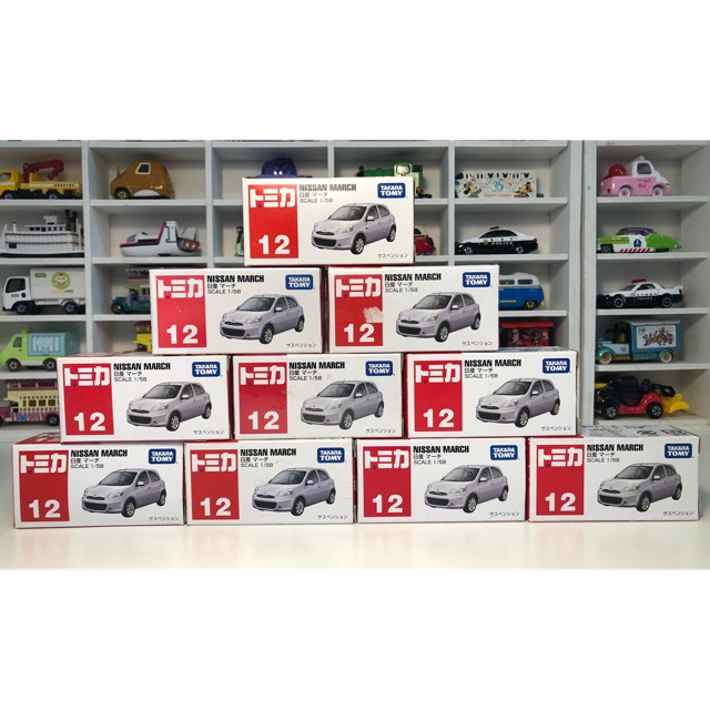 Tomica Nissan MARCH สีม่วงอ่อน