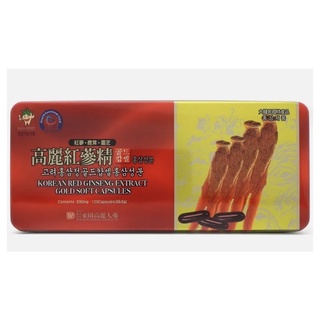 แท้เกาหลี &gt;&gt; Korean Red Ginseng Extract Gold Capsule (820mg x 120capsule) panax, insam