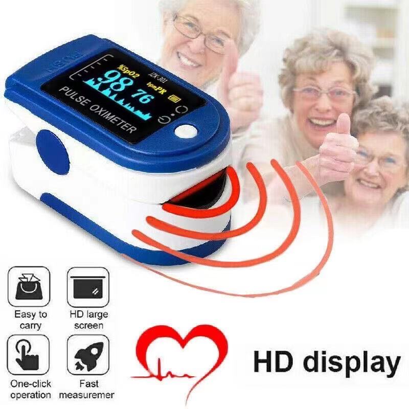 พร้อมส่ง🇹🇭🇹🇭เครื่องวัดออกซิเจนปลายนิ้วOximeter วัดชีพจรปลายนิ้วFingertip pulse oximeterLK87.88.89
