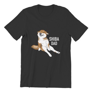 เสื้อยืด พิมพ์ลาย Shiba Inu Shiba Dad Shiba แฟชั่นฤดูร้อน สําหรับผู้ชายSize S-5XL