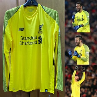 [ของแท้] เสื้อ Liverpool GK Home Jersey 2018/19 แขนยาว มือหนึ่ง ของแท้ ป้ายห้อย