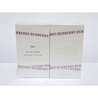 Burberry Her EDP 100ml กล่องซีล