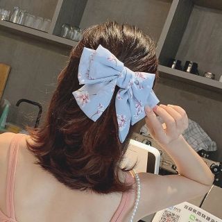 โบว์ติดผม floral bow