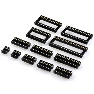 ซ็อกเก็ตเชื่อมต่อ IC DIP6 DIP8 DIP14 DIP16 DIP18 DIP20 DIP24 DIP28 DIP40 Pins DIP Socket 6 8 14 16 18 20 24 28 32 10 ชิ้น