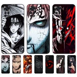 เคสโทรศัพท์มือถือ ซิลิโคนนิ่ม Tpu ลายการ์ตูนนารูโตะ Sasuke Minato สีดํา สําหรับ Xiaomi Redmi Note 11 Pro 5G 4G 11S POCO M4 X4 Pro 4G 5G