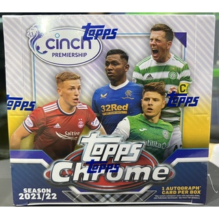 พร้อมส่ง !!! 2021-22 Topps Chrome SPFL Scottish Professional Football League