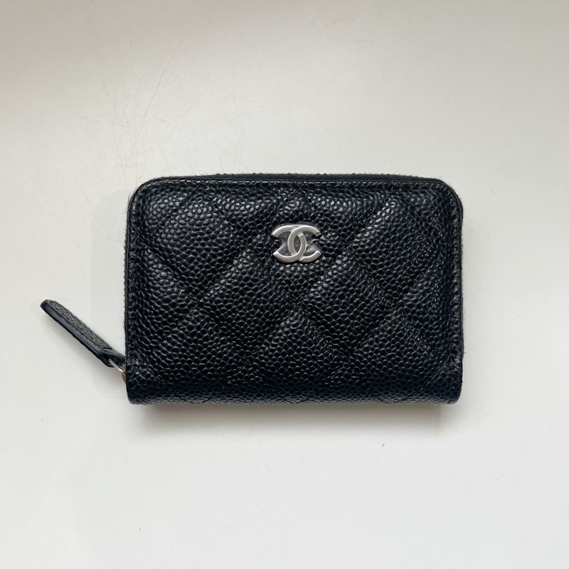 New Chanel Zipped Coin Purse ของแท้ช็อปไทย