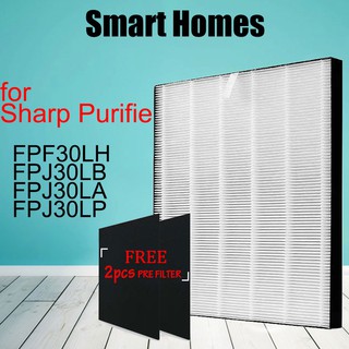 HEPA Air Filter FZ-F30HFE, FZ-Y28FTA for Sharp Air Purifier FU-A28TA, FP-J30TA, FP-F30TA, FP-GM30B-B, FP-JM30B-B, KC-F30TA