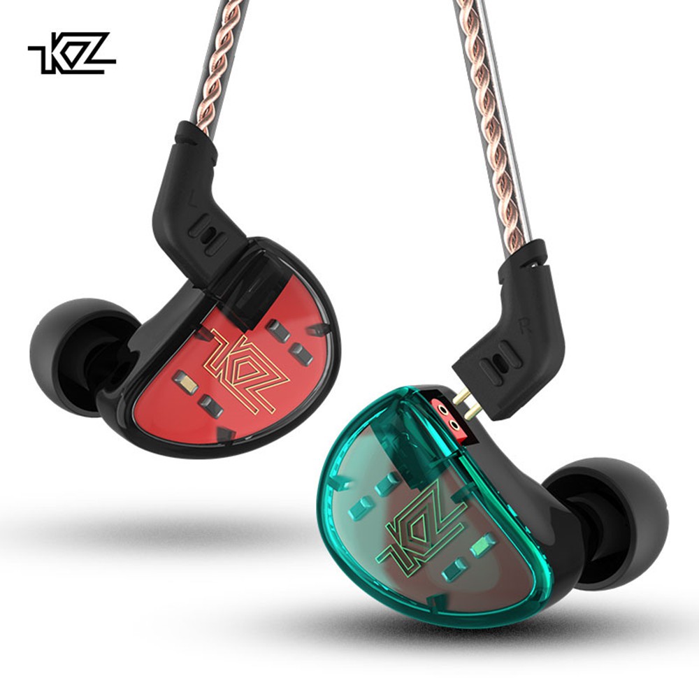 KZ AS10 Headset 5 balance armature driver ear earphone HIFI bass monitor music earphone general ZS10 ZST BA10 ES4 AS16 AS12 ZSX