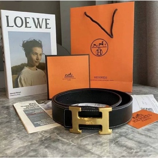 เข็มขัด HERMES หนัง พร้อมกล่อง+ถุง ใส่ได้ทั้งผู้ชายผู้หญิง หรือให้เป็นของขวัญ ใส่ทำงาน