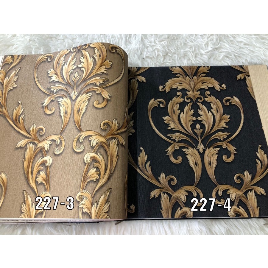 AM LUXURY CLASSIC GOLD MOTIF WALLPAPER