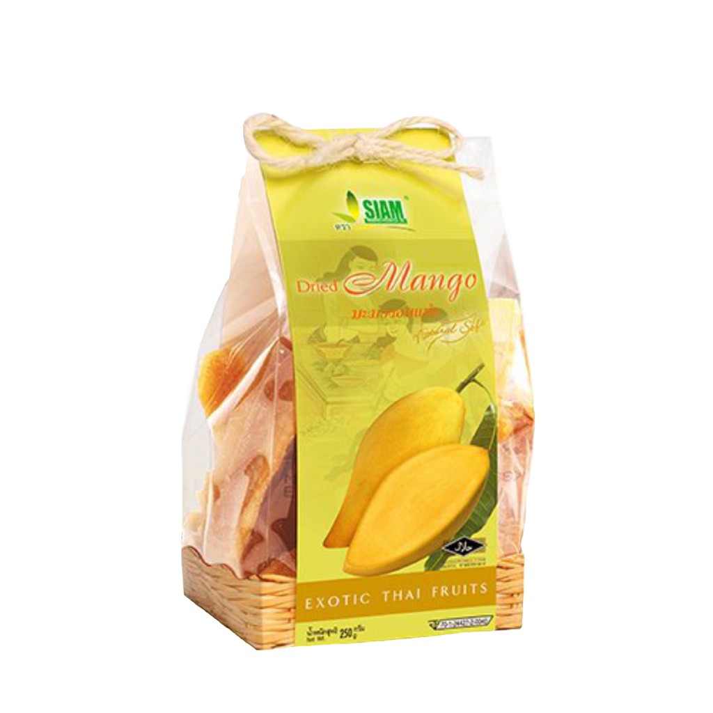 สยามพรีเสิร์ฟฟู้ดส์ (SIAM PRESERVED FOODS) มะม่วงอบแห้ง Homemade (Dried Mango Homemade) 250 กรัม (250g) (1 ถุง (1 bag))