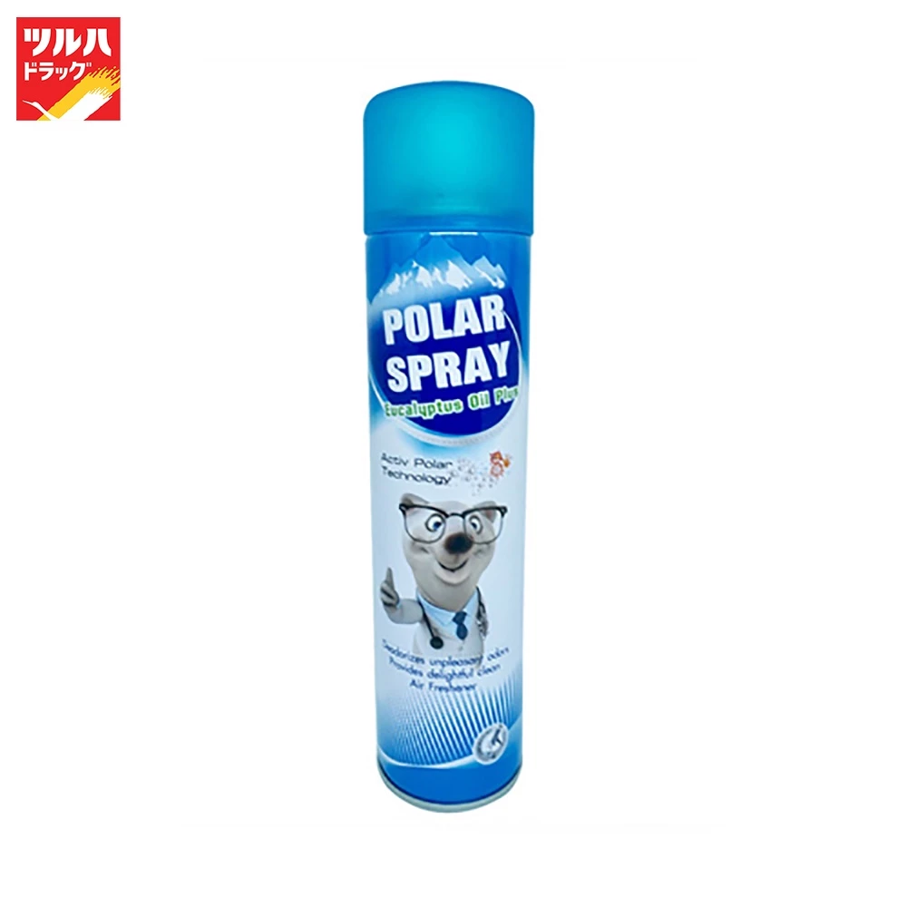 สเปรย์ยูคาลิปตัสกำจัดเชื้อโรค โพลาร์ สเปรย์ ยูคาลิปตัส 280 มล/POLAR SPRAY 280 Ml