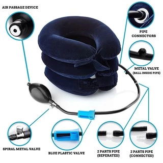 เครื่องล็อคคอ ที่ดึงคอยืดกระดุกคอ Neck Massage เพื่อบำบัดอาการปวดต้นคอ ยืดกระดูกคอ หมอนดึงคอ A88