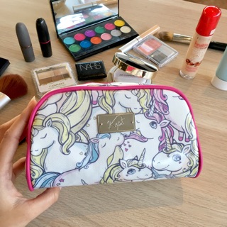 Cosmetic Bag กระเป๋าเครื่องสำอางค์ผ้าเคลือบกันน้ำ ลายPony และลาย กระต่ายPastel Rabbit