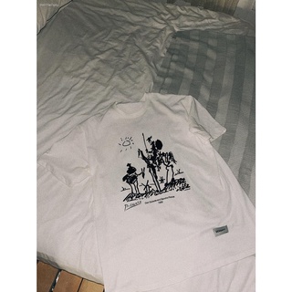 T-shirtเสื้อยืด❧✙Longroad * Don Quixote * วรรณกรรมคลาสสิก handpainted ออกแบบเฉพาะเสื้อยืดแขนสั้นผ้าฝ้ายญี่ปุ่นเสื้อยืด
