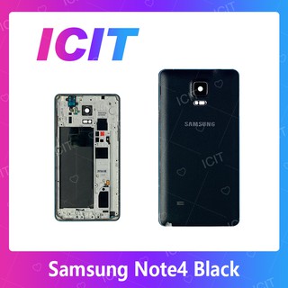 Samsung Note 4/N910 อะไหล่บอดี้ เคสกลางพร้อมฝาหลัง Body For samsung note4/n910 อะไหล่มือถือ ICIT 2020