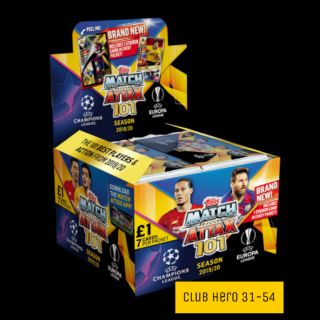 การ์ดนักฟุตบอล 19/20 Match Attax 101 Club Hero 31-54