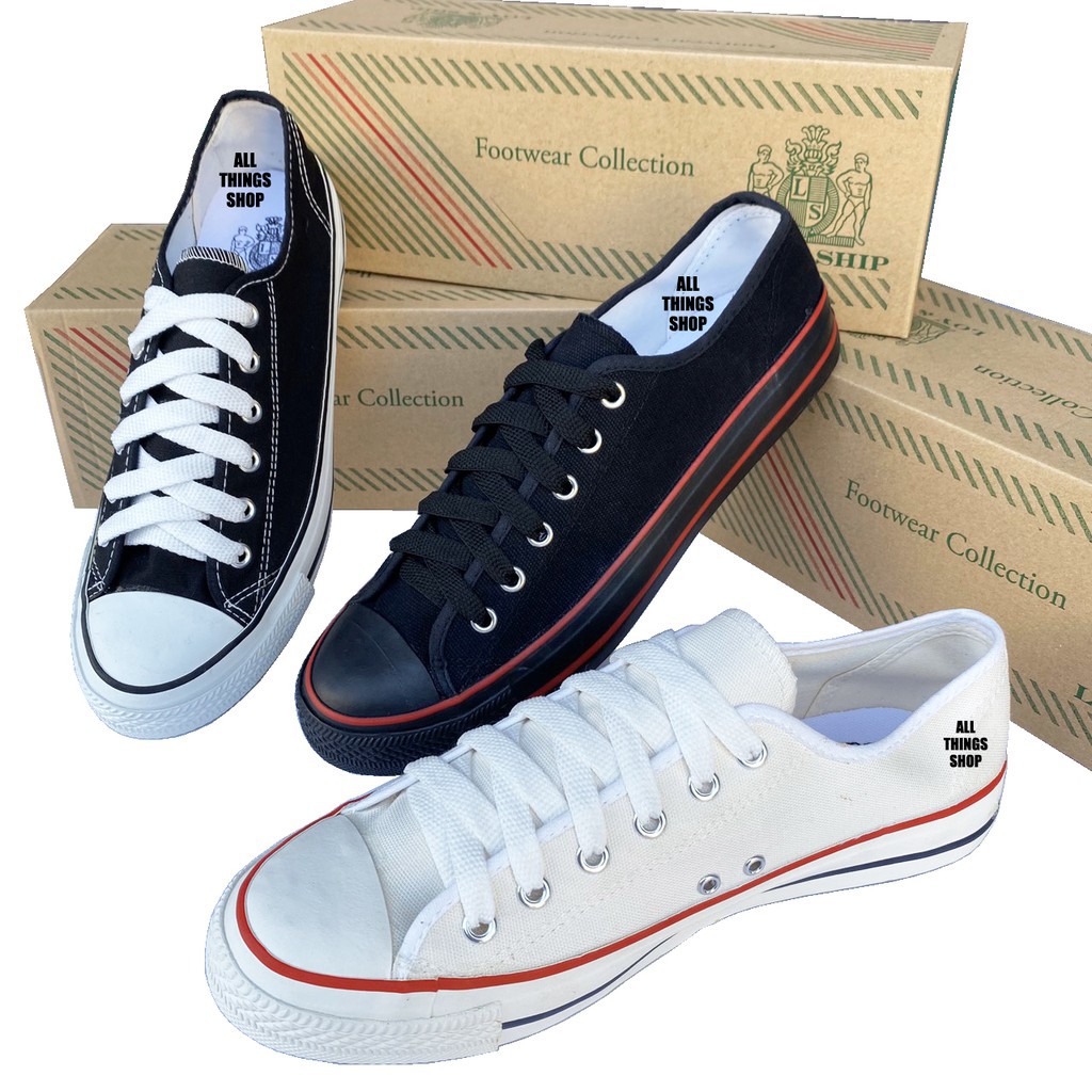 รองเท้ากีฬาผู้ชาย รองเท้าผ้าใบ Loy Ship 206 ชาย หญิง ทรง Converse